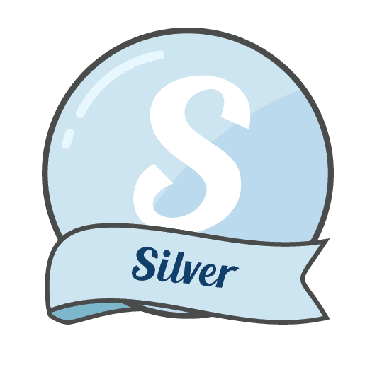 Silver level HVAC maintenance plan logo.
